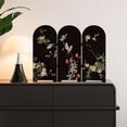 thumbnail image 3 of vlrwzc Mini Folding Screen, 3 Panel Divider, Chinese Style Vintage Desktop Folding Screen Feng Shui Ornaments for Home Office New Year Decoration, 3 of 7