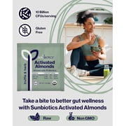 Sunbiotics - Activated Almonds: Probiotic Almonds -Truffle & Herb, 1oz, 12 Pack