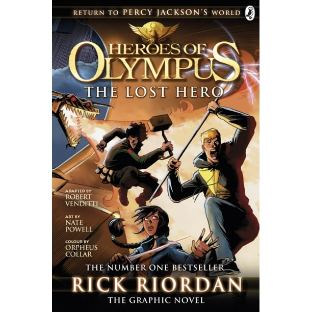 The Lost Hero The Graphic Novel Heroes Of Olympus Book 1 Heroes Of Olympus Graphic Novels Paperback Walmart Com Walmart Com