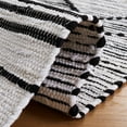 thumbnail image 5 of SAFAVIEH Striped Kilim Isaija Striped Cotton Area Rug, Black/Ivory, 3' x 5', 5 of 8