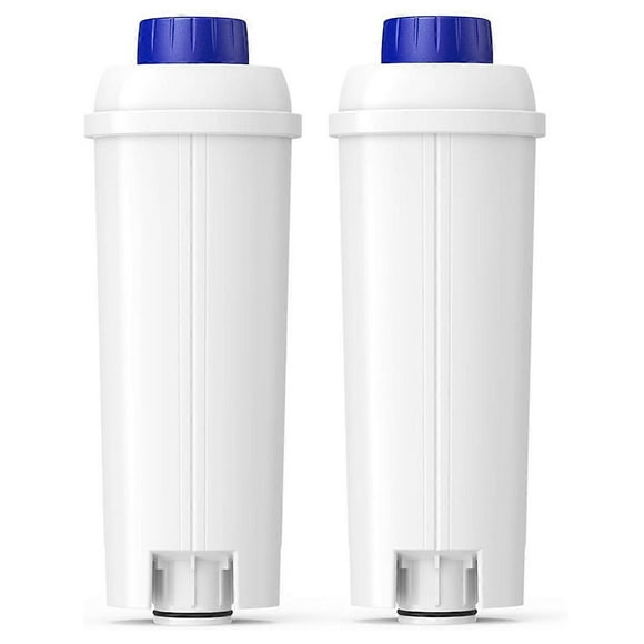 2PCS DLSC002 Water Filter Replacement for Delonghi Etam EC680 Coffee Machines Activated Carbon Softe