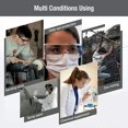 thumbnail image 3 of LOVEVER Protective Goggle Safety Glasses Clear Medical Eye Protection Anti Splash Proof Anti Fog Adjustable Anti-Dust Windproof Full View Breathable Anti-Droplets Chemical Lenses Eyewear, 3 of 6