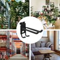 thumbnail image 5 of UPOUART 1Pc Black Warehouse Wall Hanging Hook with Double Layer for Bike Ladder Storage, 5 of 8