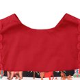 thumbnail image 2 of StylesILove Infant Baby Girl Christmas Red Sleeveless Lace Romper Dress Pleated Skirt and Headband 2pcs Holiday Outfit (100/18-24 Months), 2 of 4