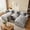 Gray, variant on Vcatnet 107" Modular Sectional Sofa Couch Chenille Cloud Couch with 2 Ottomans L Shaped Oversized Living Room Furniture, Gray