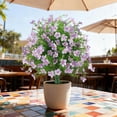 thumbnail image 1 of Árboles De Plástico Insertados En El Suelo Plantas artificiales moradas para jardines, patios y terrazas, follaje artificial de gitano. Rkxzt, 1 of 9
