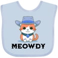 thumbnail image 3 of Inktastic Cowboy Cat Meowdy Boys or Girls Baby Bib, 3 of 4