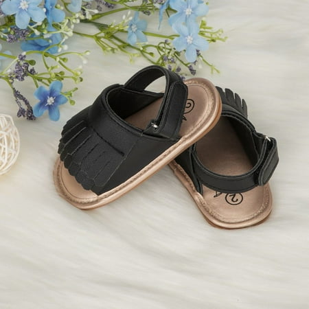 

YOHOME Summer Cute Solid Color Baby Toddler Shoes Sandals Baby Shoes Baby