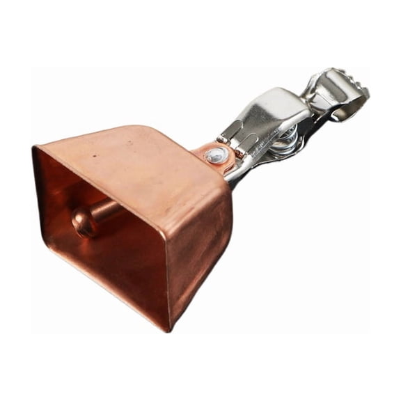 Fishing bell with clip, suitable for fishing rods, emits a catfish alarm, and is used as catfish fishing equipment, ice fishing accessory, and rod tip accessory.