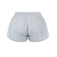 thumbnail image 2 of MesaSe Women Athletic Yoga Shorts Solid Color Workout Gym Shorts Tummy Control Running Drawstring Shorts, 2 of 4