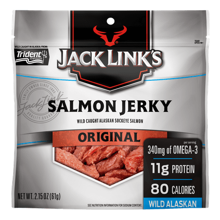 Jack Links Beef Jerky, Salmon, 2.15oz - Walmart.com