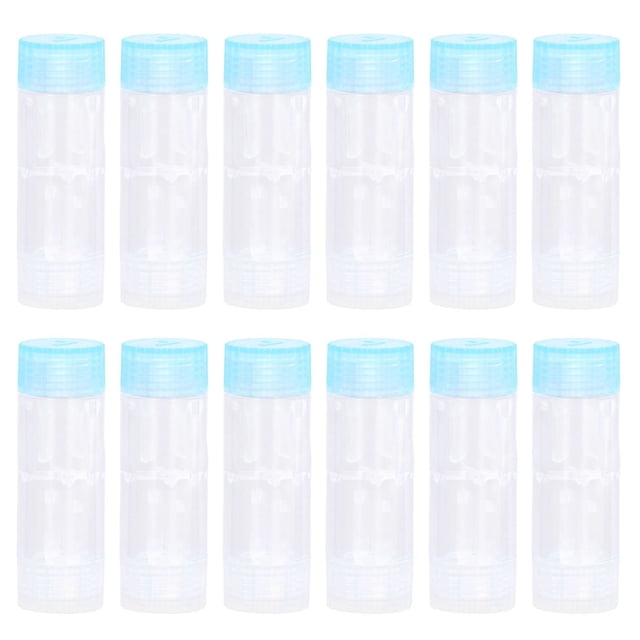 Delaman 12PCS Contact Lens Case, Contact Lens Case Transparent Portable ABS Contact Lens Box for Teen Travel Outdoor Daily Use