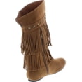 thumbnail image 5 of Yoki Trina 03K Little Girls Moccasin 2 layer Fringe Boots, 5 of 7