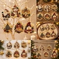 thumbnail image 6 of Kiplyki 6Pcs DIY Pearl Art Christmas Ornament Kit Hanging Diamond Art Christmas Ornament Set Includes Pearls Colorful Beads Art Craft Shimmering Holiday Gift for Tree Window Wall Fireplace Decor, 6 of 6