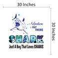 thumbnail image 4 of Animal Wall Decals for Boy's Bedroom - Angry Shark with Wide Mouth Open Wall Sticker Decal With Easy Installation Instructions Kid's Bedroom Décor Wall Sticker - Size: 30 In x 30 In, 4 of 5