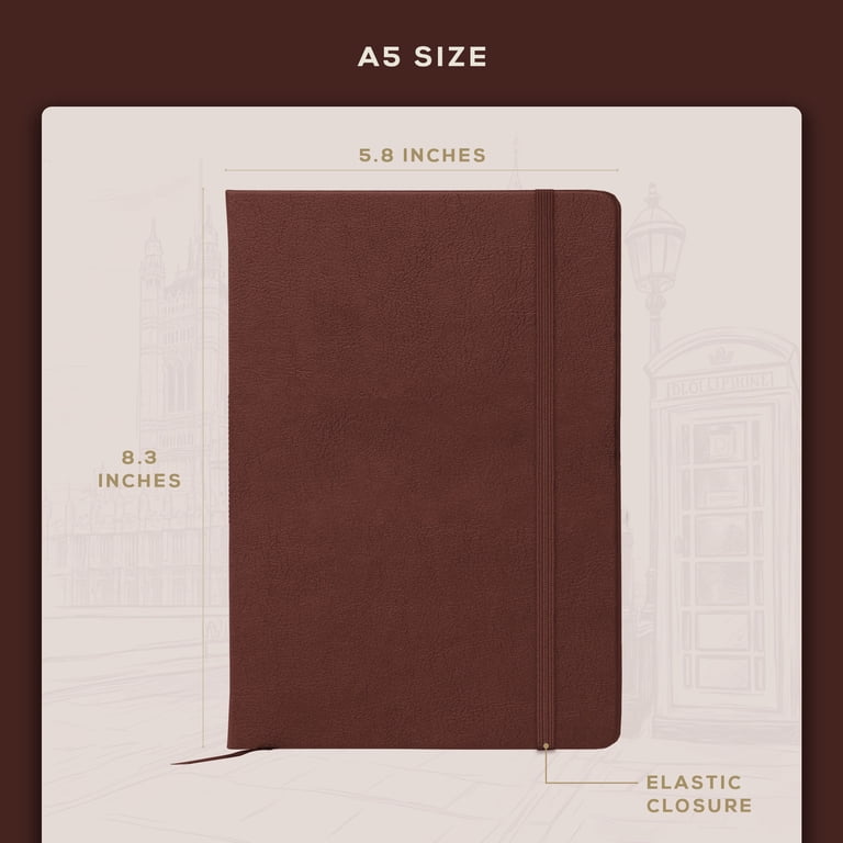 Beechmore Books Leather Hardcover Lined Journal, A5 photo 4