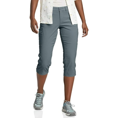 Eddie Bauer Women's Guide Pro Rainier Capris (Graphite Rainier, 8)