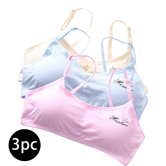 Iyufng Bras for Women Plus Size,Women Bras Push Up,3pc Kids Girls Underwear Bra Children Underclothes Undies Clothes