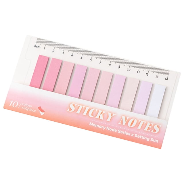 200 Pcs Sticky Index Tabs, LQIDESHIPWritable Colored Pages Markers Labels, Colorful Repositionable Notes Page Marker for Reading Books, Binders, Notebook, Folders and Classify Files