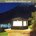 thumbnail image 4 of Lámpara de pie Pfosten individual, lámpara de pie Pfosten, lámpara de pie para exteriores, villa, IP65, impermeable, aluminio, jardín, paisaje, césped, puerta, techo, lámpara de entrada, blanco, 4 of 5