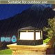 thumbnail image 4 of Lámpara de pie Pfosten individual, lámpara de pie Pfosten, lámpara de pie para exteriores, villa, IP65, impermeable, aluminio, jardín, paisaje, césped, puerta, techo, lámpara de entrada, blanco, 4 of 5