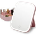 thumbnail image 1 of Miroir de Maquillage de Table Éclairé avec Lumières LED, Miroir de Bureau Portable, Miroir Cosmétique Rechargeable, 1 of 2