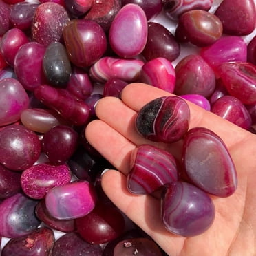Agate Pink Tumbled Stone