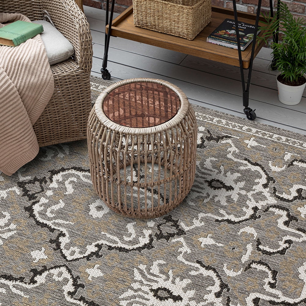 Mohawk Home Ravello Outdoor Area Rug, Taupe, 5' 3" x 7' 6"