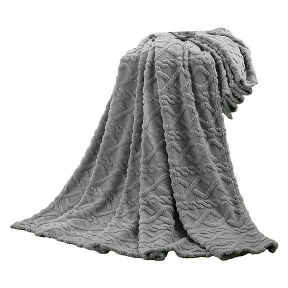 Uutvmp Solid Color Comfortable Flannel Blanket, Lightweight Soft Breathable Plush Micro Fleece Blanket for Women Gift, Folding Portable Nap Blanket Suitable for Home Sofa or Office Chair