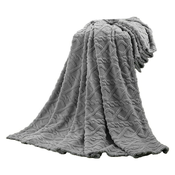 Manta de Lanzamiento Suave 70 * 100 cm Ultra Suave Y Cálida Manta de Lana Cálida Sólida Cojín Sofá Cama Manta Súper Suave