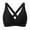 Black, variant on Wamejoo Women's Sporty Adjustable Wide Straps Bikini Top Large Bust Criss Cross Back Supportive Swimsuit Tops Only (Black, XXL)