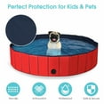 thumbnail image 5 of Gymax 63'' Foldable Dog Pet Pool Kiddie Bathing Tub Indoor Outdoor Leakproof Portable, 5 of 10