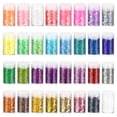 thumbnail image 1 of Unique Bargains Holographic Chunky Glitter Set, 32 Jars 160g/5.64oz Sequins Powder, Multicolored, 1 of 5