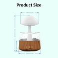 thumbnail image 2 of Rain Cloud Humidifier Water Drip with Adjustable LED Lights Remote Control Cool Mist Essential Oil Diffuser 450ml Rain Sounds Air Humidifiers with White Noise for Bedroom Desk Bedside Sleepi, 2 of 7