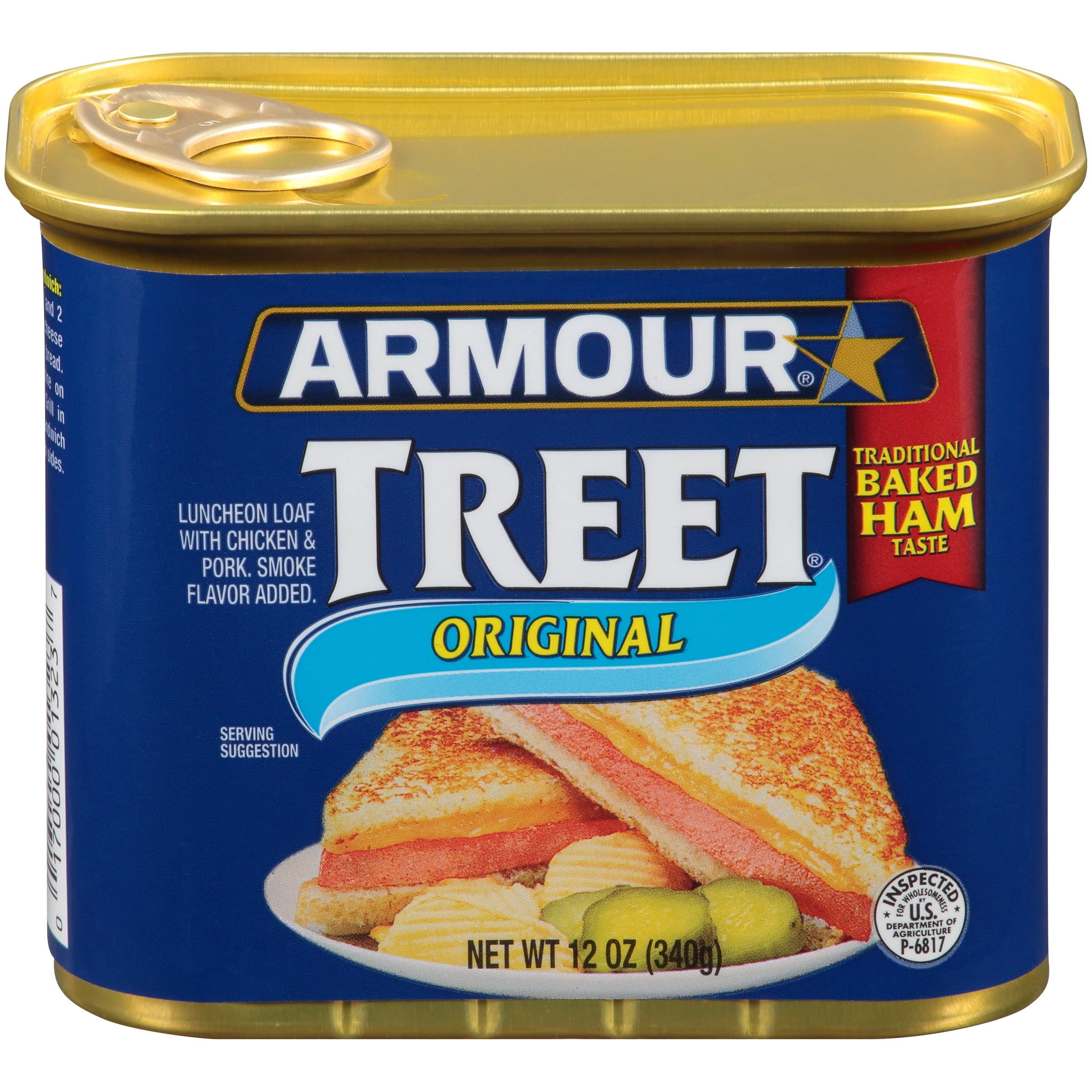 Armour Star Treet Luncheon Loaf, Canned Meat, 12 OZ