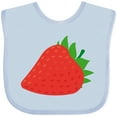 thumbnail image 3 of Inktastic Strawberry Fruit Boys or Girls Baby Bib, 3 of 4