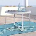 thumbnail image 2 of Elle Decor Mirabelle Outdoor Side Table in French White, 2 of 2