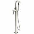 thumbnail image 2 of Dawn D37 2534C Dawn Floor Mount Freestanding Bathtub Filler Faucet With Hand Held Shower, Lever Handle, Chrome, 2 of 2