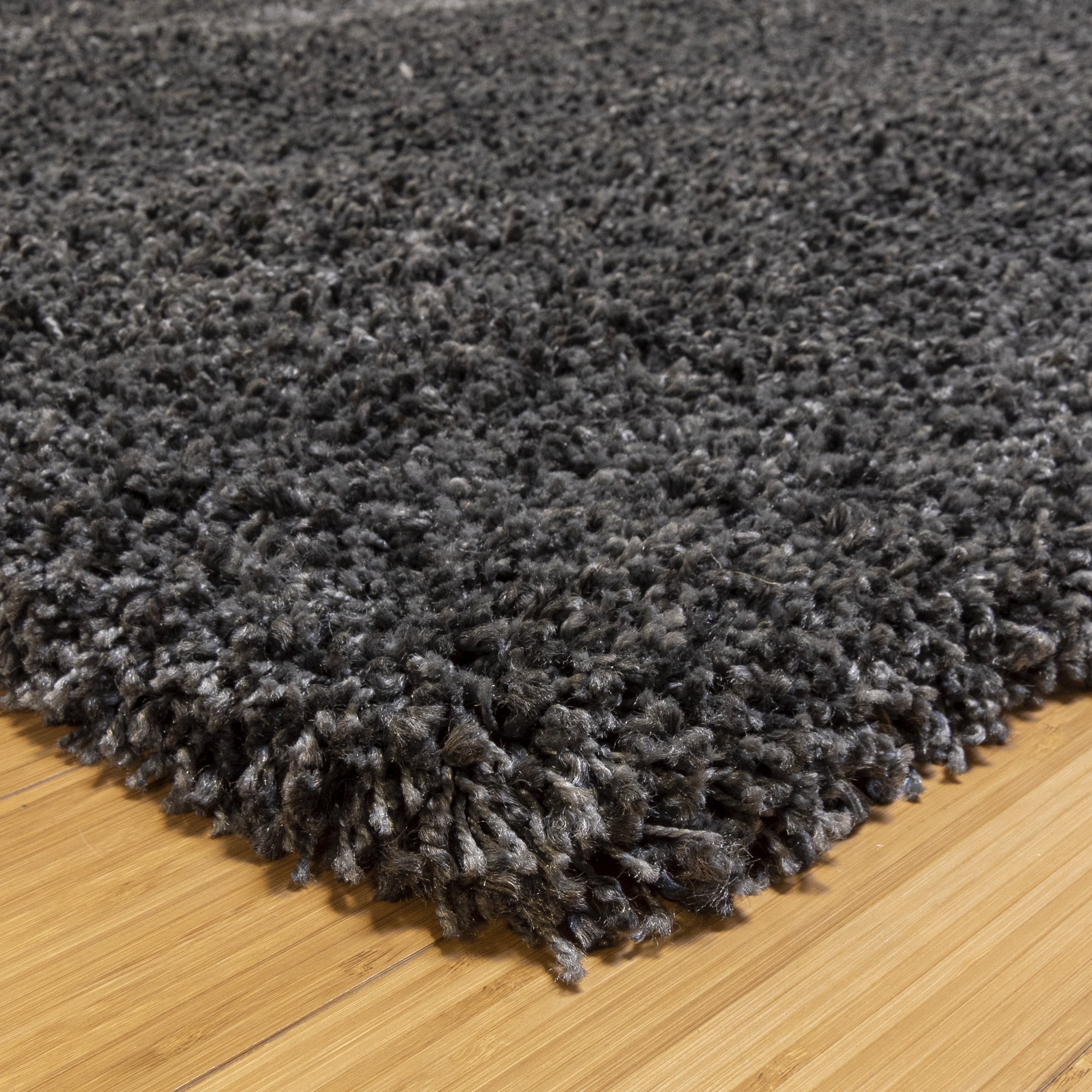 Gertmenian Ultimate Shag Solid Color Charcoal Indoor Area Rug, 8x10