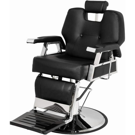 UBesGoo Barber Chair Heavy Duty Reclining Salon Chair for Hair Stylist, All Purpose Hairdressing Chair, Barbershop Tattoo Shampoo Equipment