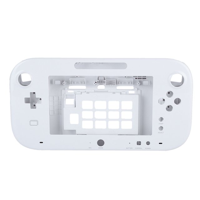 Carcasa protectora ligera y dura Vevor para mando a distancia Wii U color blanco