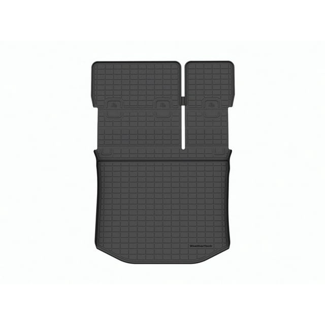 Weathertech Cargo Area Liner 401502IM SeatBack Cargo Liner HP; Direct Fit; Black; Thermoplastic Elastomer TPE Injection Molded Material; Non-Skid; Up To and Including Back of Seat Coverage