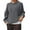 Grey, variant on Fiaer Knit Sweaters for Women Oversized Crew Neck Loose Fit Solid Color Casual Trendy Long Sleeve Cable Knit Tops White XL
