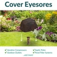 thumbnail image 3 of Sunnydaze Low-Profile 14" Brown Polyresin Faux Landscape Rock Cover with Metal Stakes, 3 of 16