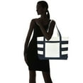thumbnail image 2 of DALIX Striped Boat Bag Premium Cotton Canvas Tote in Navy Blue, 2 of 7