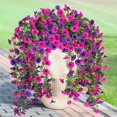 thumbnail image 1 of Flores colgantes artificiales Hrobek Morning Glory Eucalyptus x2, 1 of 7
