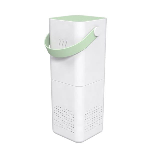 Injueey Dispositivo de limpieza de aire para eliminación de humo de olor interior con filtro portátil para el hogar de 5V Accesorios para electrodomésticos verde claro Injueey HA4914-03B