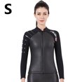 thumbnail image 4 of Toystoory Trajes de neopreno Traje de buceo dividido Secado rápido Mantener el calor Reemplazo de pieles de buceo deportivas transpirables para Deportes acuáticos Mujer/Negro S, 4 of 6
