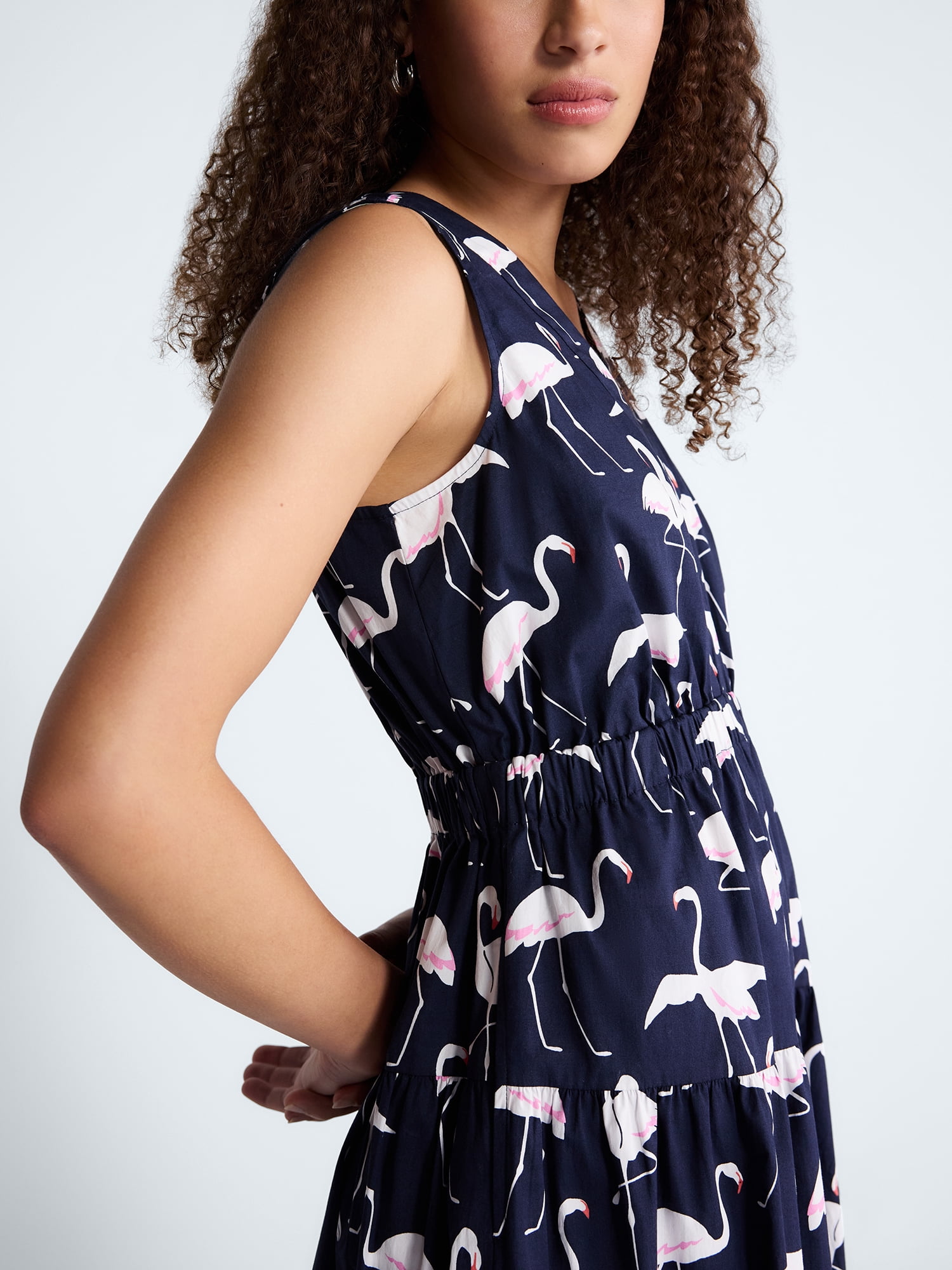 Free Assembly Women's Sleeveless V-Neck Maxi Dress, Sizes XS-XXL