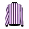 thumbnail image 5 of Clearance Processing! ChaoHeng Ladies Jackets Clearance 3x Up to 45% Off,Women's Printed Cardigan Jacket Zippered Jacket Long Sleeved Casual Jacket Jacket(Purple,L), 5 of 5